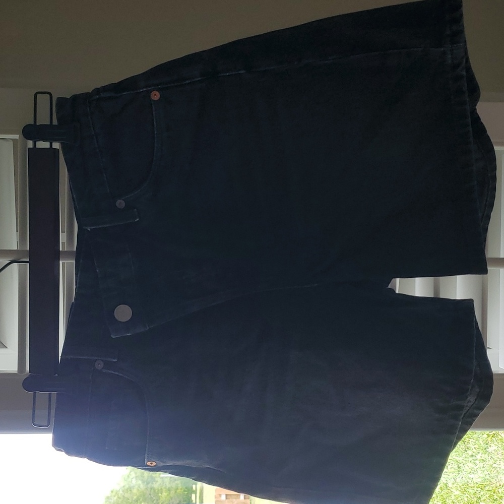 Blank NYC The Warren Overlap Fly Denim Shorts